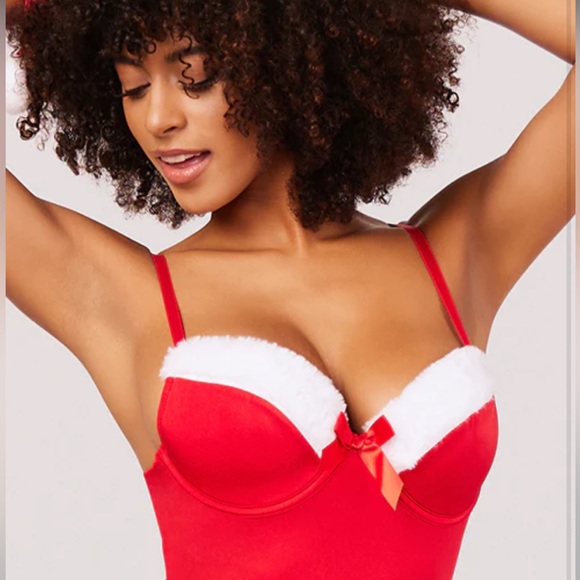 Fredrick’s of Hollywood Christmas Lingerie Corset Top - Picture 10 of 10